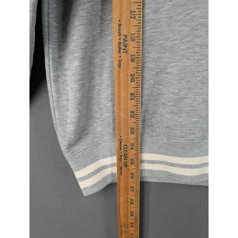 Peanuts Joe Cool Snoopy Gray Varsity Crewneck Sweatshirt Large 5810 - Picture 3 of 7